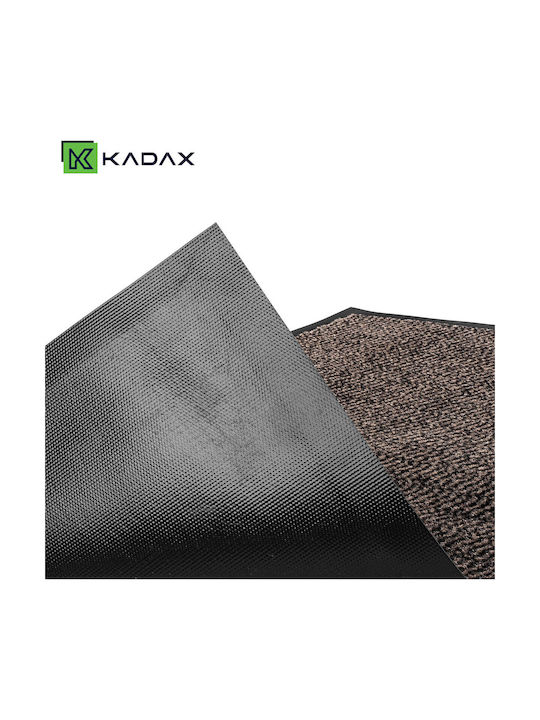 Kadax Pată de Intrare Antiderapantă Maro 120x80cm Grosime 5mm