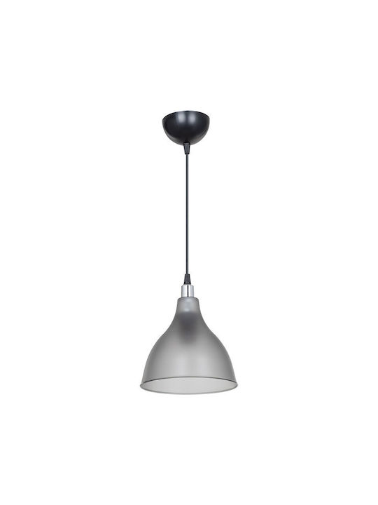 Pakketo Orazio Pendant Light Gray with Socket E27 18.5x18.5x56cm