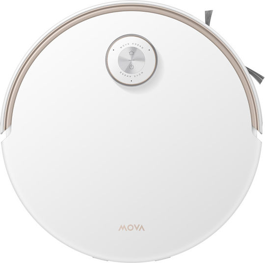 Mova Z60 Ultra Roller Complete Σκούπα Ρομπότ με Χαρτογράφηση Laser & Απορρόφηση 28000Pa Λευκή