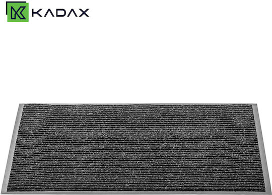 Kadax Πατάκι Εισόδου Αντιολισθητικό από Καουτσούκ Γκρι 90x150εκ. Πάχους 6mm