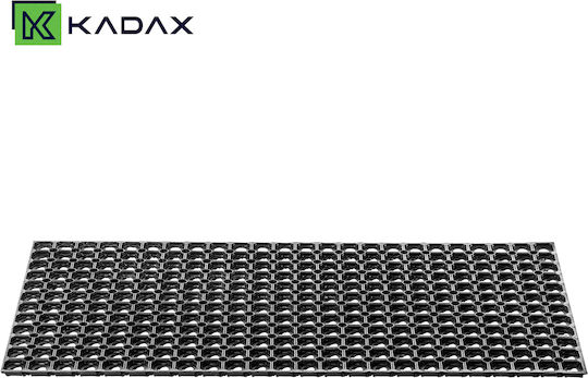 Kadax Πατάκι Εισόδου Αντιολισθητικό από Καουτσούκ Μαύρο 100x50εκ. Πάχους 15mm