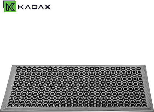 Kadax Входен Килим От Кокос Тree С Неслизащо Подложка Черен 40x60см Дебелина 14мм