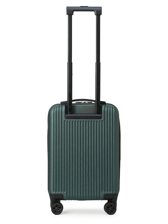CabinFly Cabin Hard Green Travel Suitcase with 4 Wheels Height 55cm