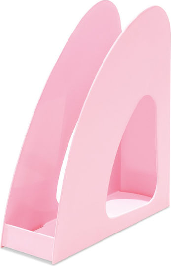 Suport Vertical Din Plastic Han Re-loop Pentru Organizatoare Pentru Dosare De Reviste Catalog Recycled Pp Roz Pastel