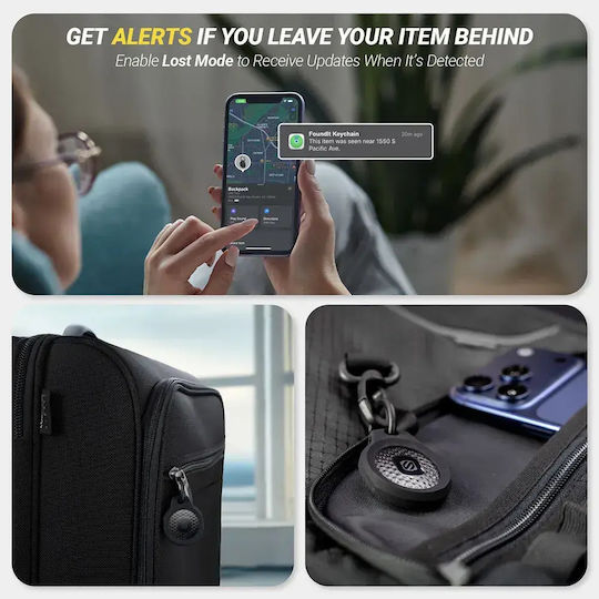Scosche FoundIt Apple Find My Μαύρο