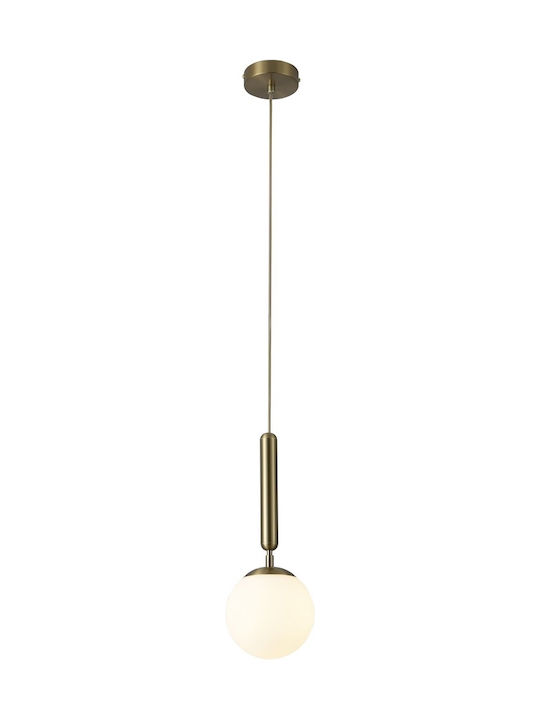 Rabalux Divina Pendant Light Gold Ball with Socket E14, E.14 28x28.5cm