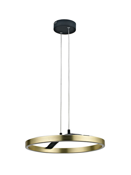 Powertech Verstellbar Hängelampe Gold 38x38x120cm.