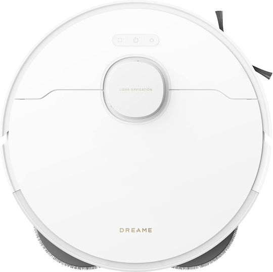 Dreame L10s Pro Gen 3 Σκούπα Ρομπότ με Χαρτογράφηση Laser & Απορρόφηση 13000Pa Λευκή