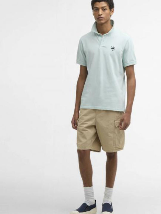 Herrenblusen Polo Mint Blau
