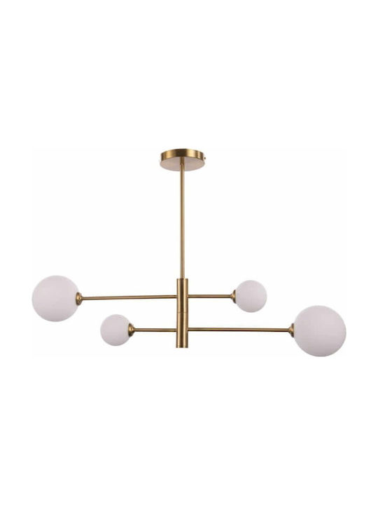 Light Prestige Κρεμαστό Φωτιστικό Μαύρο με Ντουί G9 12x49.5x49.5εκ.