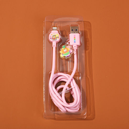 Tomarmon Καλώδιο Usb Type-c Διακοσμητικό – Ροζ – Sj-007
