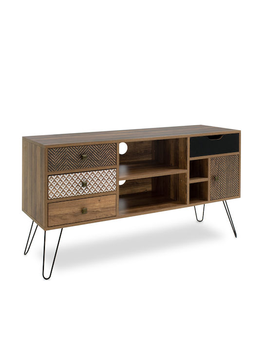 Boho Brown TV Stand L120xD39xH64cm