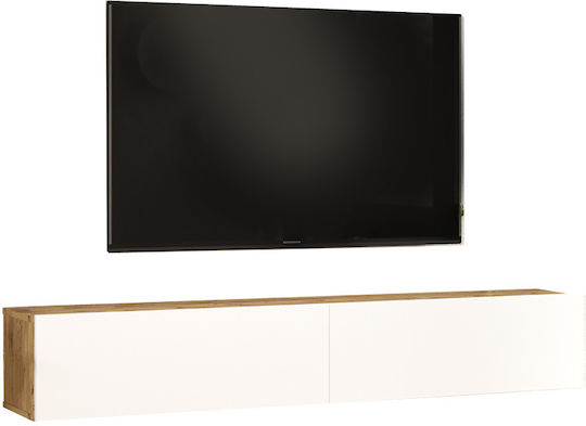Dello Επιτοίχιο Λευκό-sonoma 180x31.6x29.6εκ. Dello Επιτοίχιο Λευκό-sonoma 180x31.6x29.6εκ.