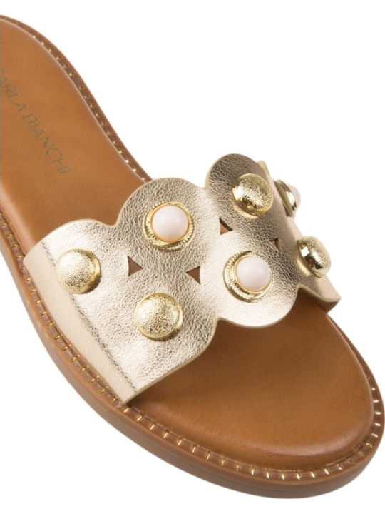 Goldene Damen Sandalen
