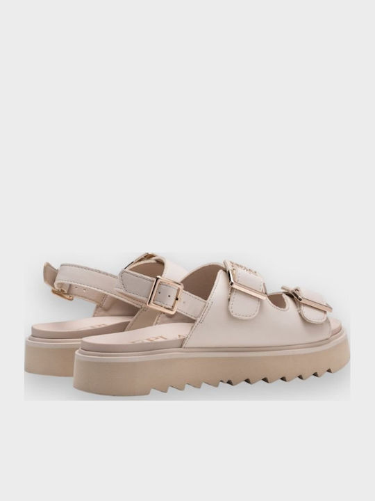 Damen Beigen Flatforms Anatomisch