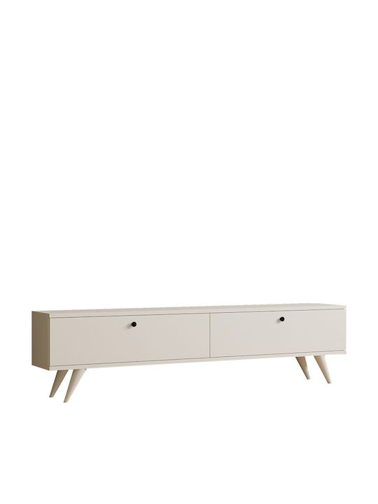 Телевизионен Мебел Jate Бял М160xД25xВ40cm