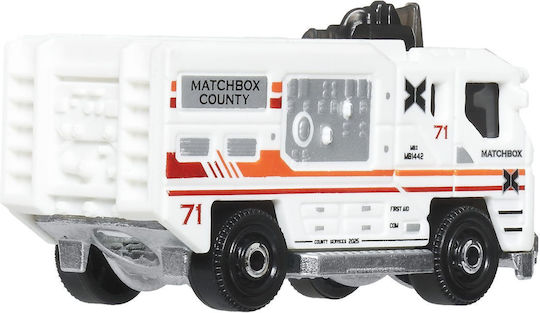 Mattel Matchbox Количка Мащаб 1:64 Полицейска кола за 3+ Години