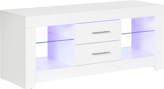 Έπιπλο TV Επιδαπέδιο Λευκό 120x40x50εκ.