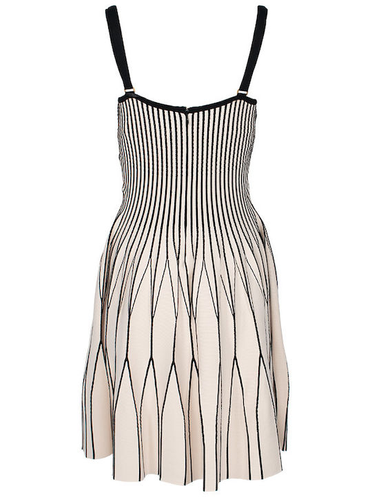 Summer Mini Evening Dress Black/White