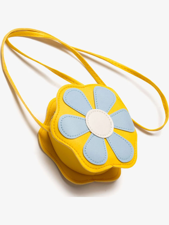 Παιδικό Φόρεμα Floral Σετ με Αξεσουάρ Πορτοκαλί