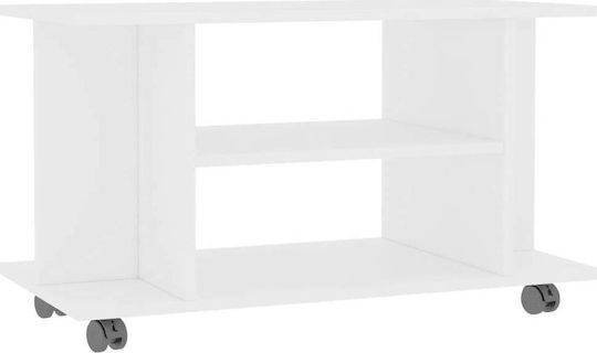 Έπιπλο TV Επιδαπέδιο Λευκό 80x40x40εκ. Έπιπλο TV Επιδαπέδιο Λευκό 80x40x40εκ.