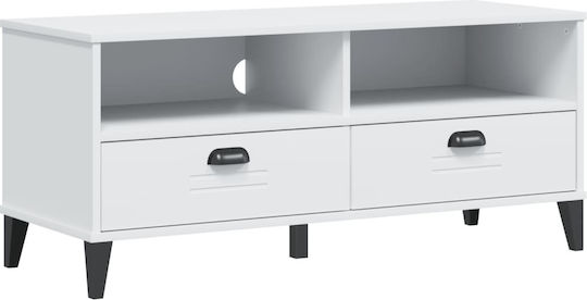 Viken Επιδαπέδιο Λευκό 106x40x46.5εκ.