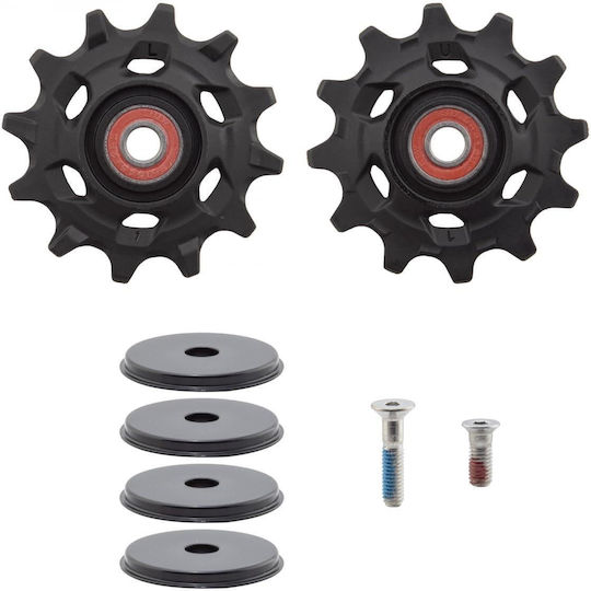 Ανταλλακτικο Sram Force Etap Axs Rear Derailleur Pulley Kit Steel Bearing 12 Speed