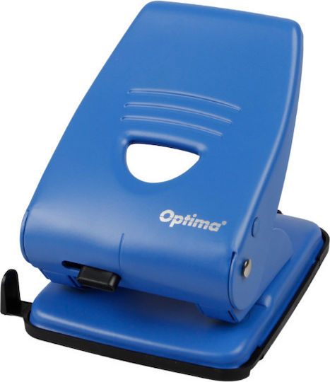 Capsator Perforator Metalic Optima Găuri 40 Foi Optima Premium Mp40 Albastru