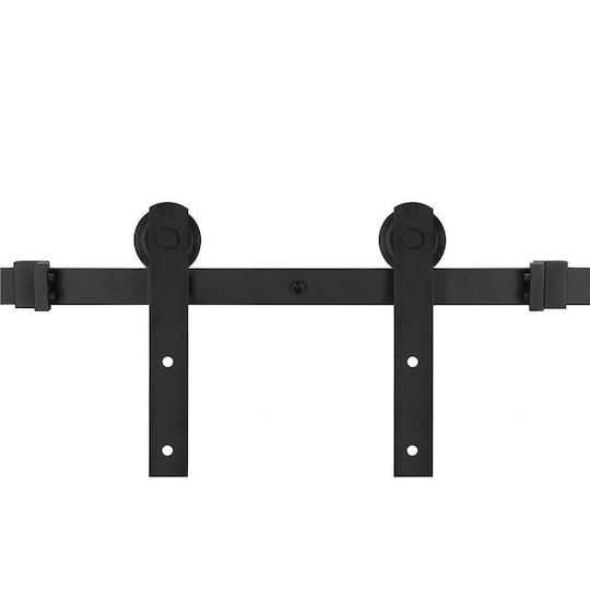 Sliding Door Mechanism 183cm Black
