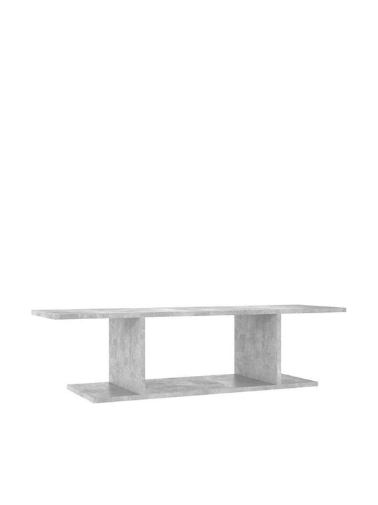 TV-Ständer Grau Beton M103xT30xH26,5cm