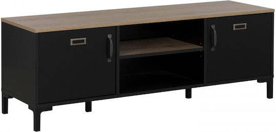 Manchester Επιδαπέδιο Μαύρο 136x40x47εκ. Manchester Επιδαπέδιο Μαύρο 136x40x47εκ.