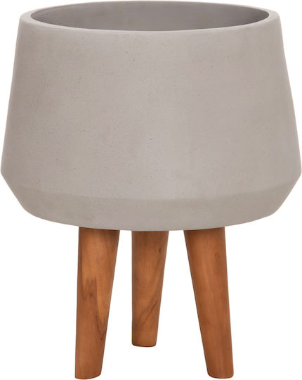 HomeMarkt Quan Γλάστρα Τσιμεντένια Γκρι 32x32εκ.