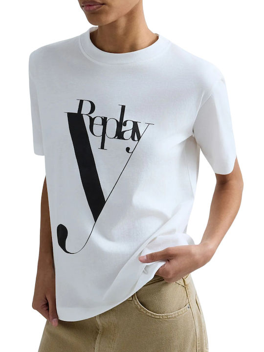 Damen T-shirt Weiß