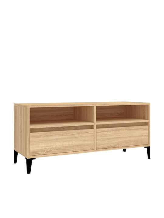 Έπιπλο Τηλεόρασης Μπεζ Μ100xΠ34.5xΥ44.5cm