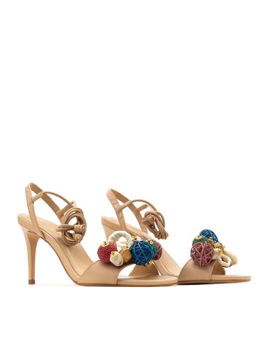 Leather Sandals Pink