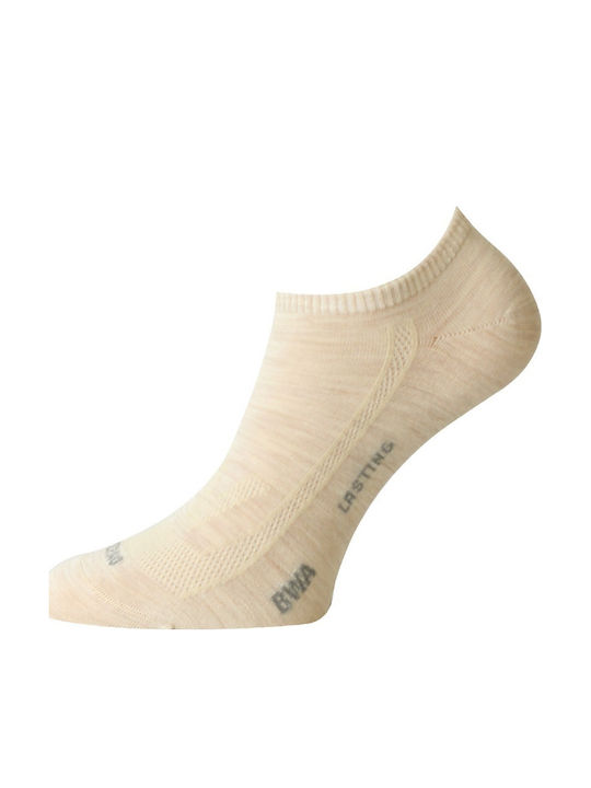 Lasting Merino Bamboo Αθλητικές Κάλτσες Μπεζ