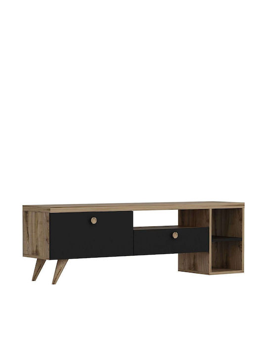 TV-Ständer Parion Schwarz-Eiche M150xT35xH47cm