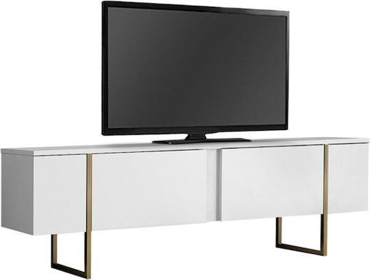 Luxe Bodenstehend Weiß - Gold 180x30x50cm Luxe Bodenstehend Weiß - Gold 180x30x50cm