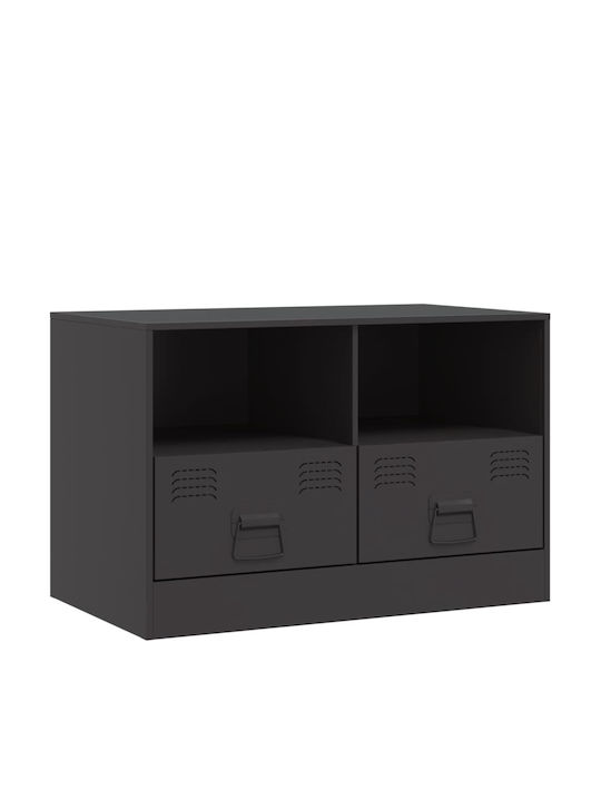 TV-Ständer Metall Schwarz M67xP39xH44cm