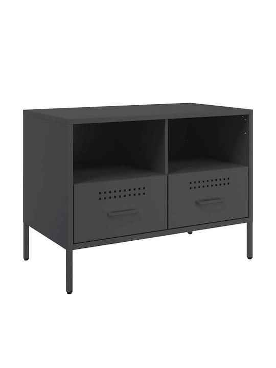 Stand TV Metalic Negru L68xA39xÎ50.5cm