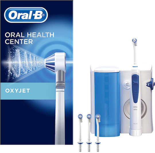 Oral-b Md20 Irigator Bucal 5 Niveluri Intensitate 4 Capete Interdentare 600 Ml Alb Multicolor