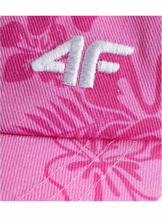 4F Kids' Hat Jockey Fabric Fuchsia