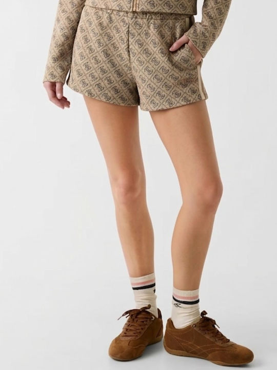 Women's Activewear Shorts Beige