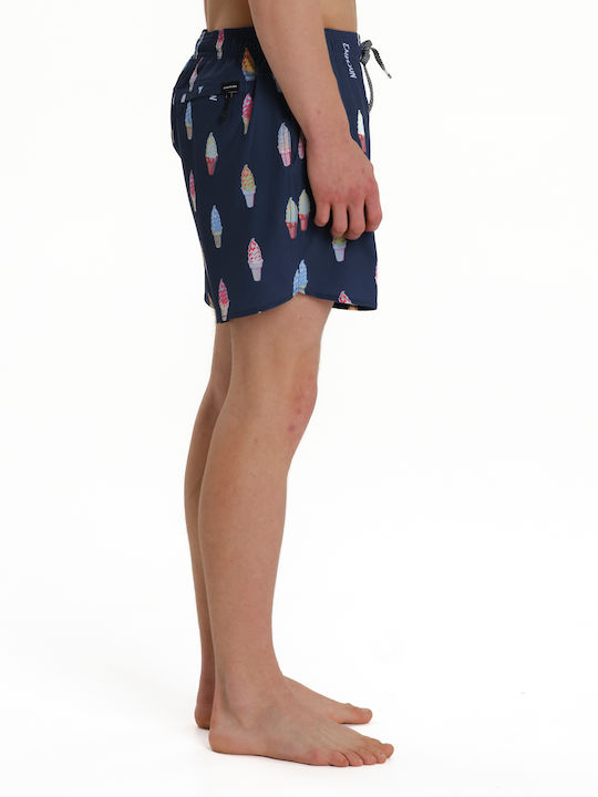 Costum de Baie Bărbați Pantaloni Scurți Albastru