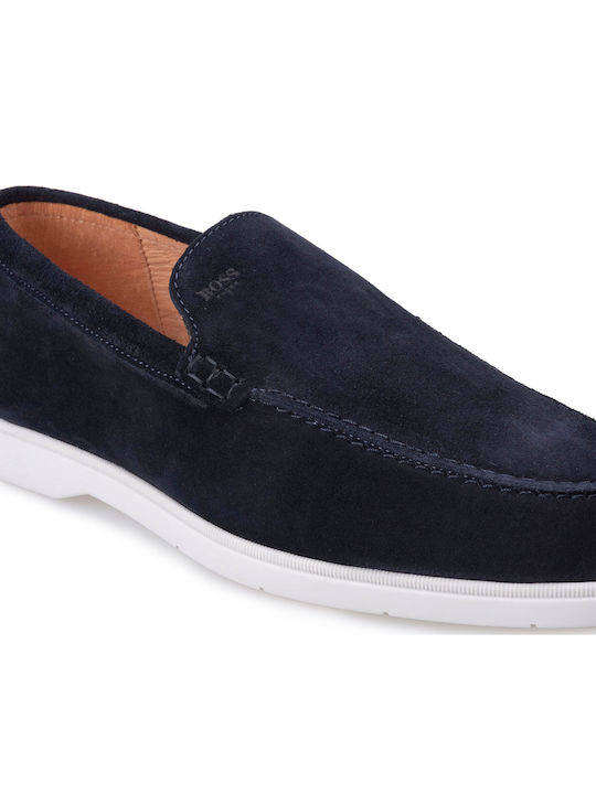 Men's Moccasins in Blue Colour