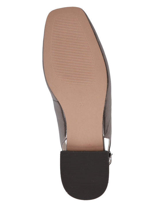 Damen Ballerinas Slingback in Gold Farbe