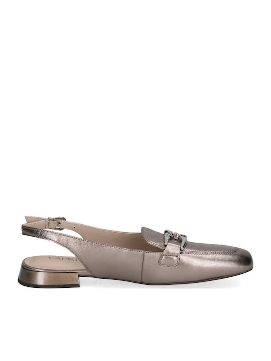 Damen Ballerinas Slingback in Gold Farbe