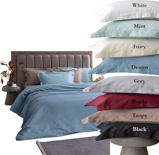 Palamaiki Posh Σετ Σεντόνια Υπέρδιπλα 240x270εκ. White (4τμχ)