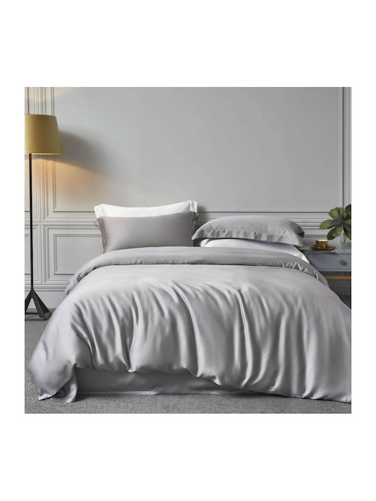 Rythmos Bamboo Σετ Σεντόνια King Size 290x275εκ. Γκρι (4τμχ)