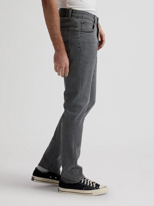 Rider Ανδρικό Παντελόνι Τζιν Ελαστικό με Slim Straight Εφαρμογή Regal Gray